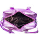 Amethyst Bowler Bag by RainbowsAndFairies.com (Purple Glitter - Sparkle - Lilac - Kitsch - Bowler Style - Bowling Bag - Handbag - Vintage Inspired - Rockabilly) - SKU: BG_BOWLR_AMTHS_ORG - Pic 06