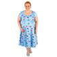 Brolly Tea Dress by RainbowsAndFairies.com (Umbrella - Rain - Raindrops - Dress With Pockets - Rockabilly - Vintage Inspired) - SKU: CL_TEADR_BROLL_ORG - Pic 04