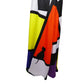 Intrigue Maxi Skirt by RainbowsAndFairies.com.au (Black Cats - Mondrian Art - Check Print - Skirt With Pockets - Boho - Mod Retro - Vintage Inspired) - SKU: CL_MAXIS_INTRG_ORG - Pic-03