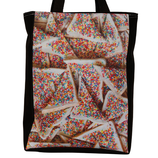 Sprinkles Tote Bag by RainbowsAndFairies.com (Fairy Bread - 100s & 1000s - Party Food - Handbag - Shoulder Bag - Carry All - Vintage Inspired - Kitsch) - SKU: BG_TOTES_SPRNK_ORG - Pic 02