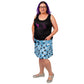 Grace Short Skirt by RainbowsAndFairies.com (Black & White - Swans - Birds - Skirt With Pockets - Aline Skirt - Vintage Inspired) - SKU: CL_SHORT_GRACE_ORG - Pic 04