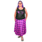 Purple Plaid Swishy Skirt by RainbowsAndFairies.com (Purple Check - Tartan - Skirt With Pockets - Circle Skirt  - Vintage Inspired) - SKU: CL_SWISH_PLAID_PUR - Pic 01