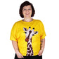 Andy Batwing Top by RainbowsAndFairies.com.au (Giraffe - Zoo - Animal Print - Bright Yellow - Vintage Inspired - Kitsch - Knit Top - Mod Retro) - SKU: CL_BATOP_ANDYG_ORG - Pic-05