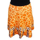 Andy Short Skirt by RainbowsAndFairies.com (Giraffe - Animal Print - Jungle - Skirt With Pockets - Aline Skirt - Cute Flirty - Vintage Inspired) - SKU: CL_SHORT_ANDYG_ORG - Pic 01