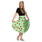 Berry Picnic Swishy Skirt by RainbowsAndFairies.com.au (Strawberry Shortcake - Green - Skirt With Pockets - Circle Skirt - Vintage Inspired - Mod) - SKU: CL_SWISH_BERRY_ORG - Pic-06