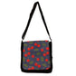Cherry Messenger Bag by RainbowsAndFairies.com.au (Cherries - Cherry Print - Rockabilly - Satchel Bag - Interchangeable Cover - Handbag) - SKU: BG_SATCH_CHERR_ORG - Pic-01