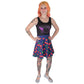 Cherry Short Skirt by RainbowsAndFairies.com.au (Cherries - Cherry Print - Rockabilly - Aline Skirt - Skirt With Pockets - Kitsch - Vintage Inspired) - SKU: CL_SHORT_CHERR_ORG - Pic-03