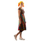 Confetti Tea Dress by RainbowsAndFairies.com (Rainbow Colours - Polka Dot - Stripes - Vibrant - Rock & Roll - Dress With Pockets - Rockabilly - Vintage Inspired) - SKU: CL_TEADR_CONFT_ORG - Pic 06