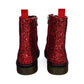 Dorothy Wonder Boots by RainbowsAndFairies.com.au (Red Glitter - Wizard Of Oz - Metallic - Glitter Boots - Combat Boots - Side Zip Boot - Sparkle) - SKU: FW_WONDR_DRTHY_ORG - Pic-05