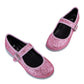 Fairy Floss Mary Janes by RainbowsAndFairies.com.au (Pink Glitter - Glitter Soles - Mismatched Shoes - Glitter Shoes - Sparkle) - SKU: FW_MARYJ_FRYFL_ORG - Pic-01