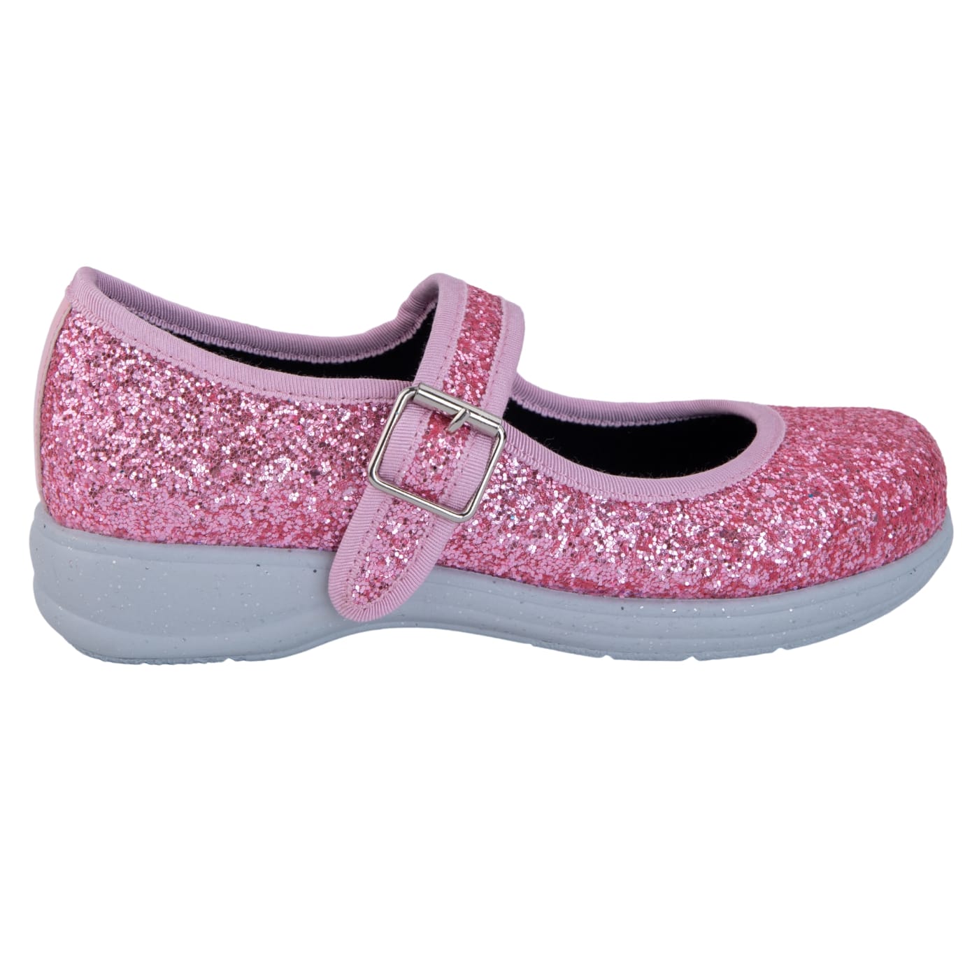Fairy Floss Mary Janes by RainbowsAndFairies.com.au (Pink Glitter - Glitter Soles - Mismatched Shoes - Glitter Shoes - Sparkle) - SKU: FW_MARYJ_FRYFL_ORG - Pic-04