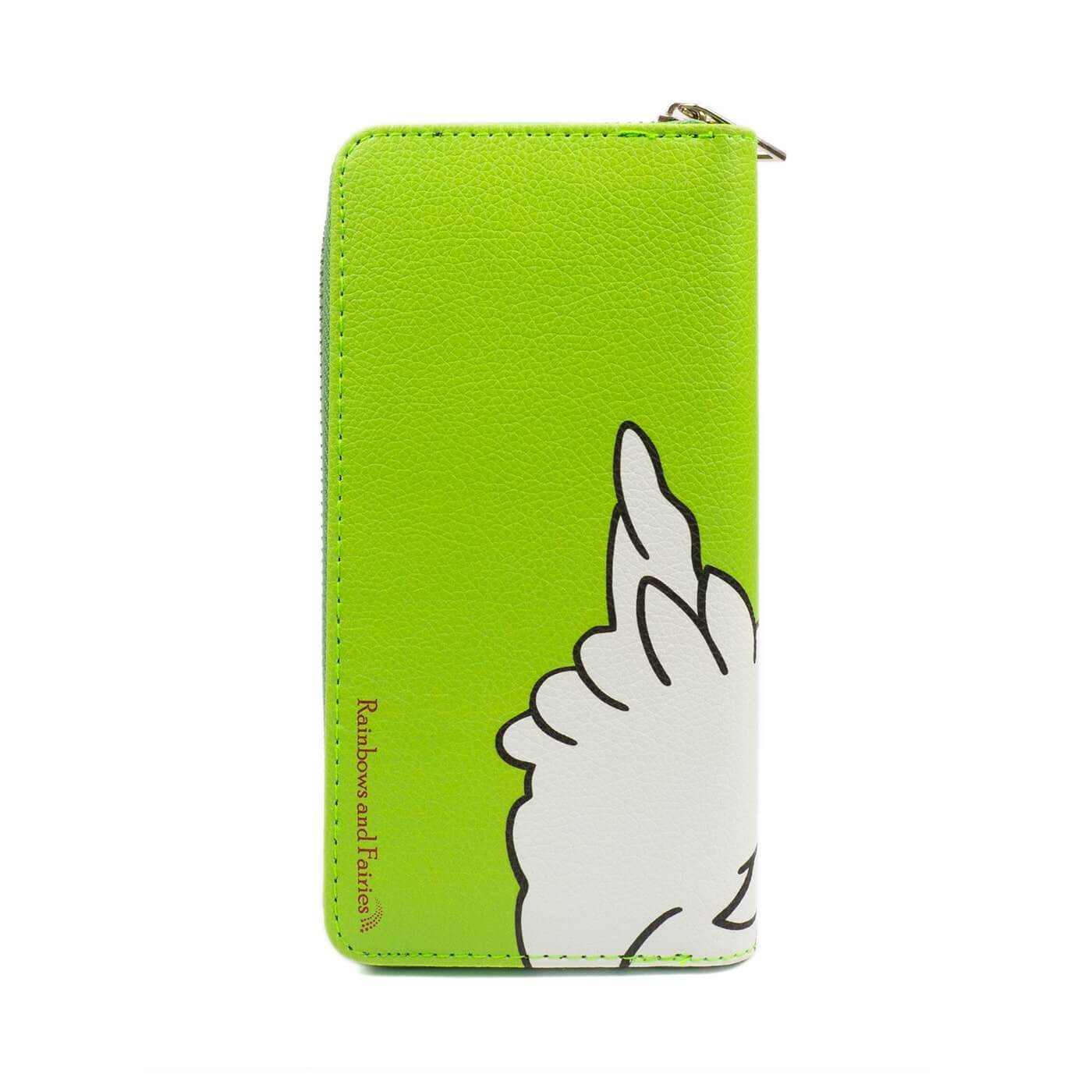 Flock Wallet by RainbowsAndFairies.com (Chicken Purse - Chooks - Green - Quirky Bag) - SKU: BG_WALLT_FLOCK_ORG - Pic 02