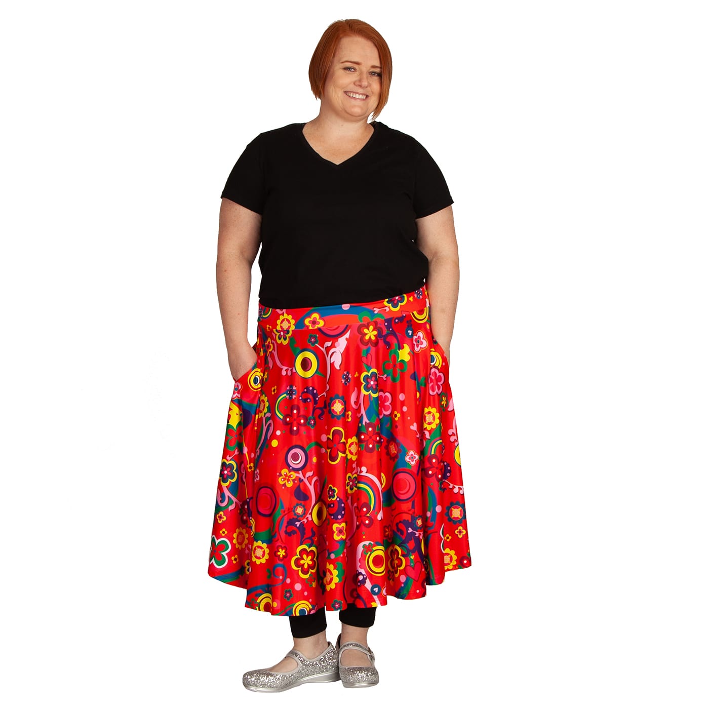 Groovy Remix Swishy Skirt by RainbowsAndFairies.com.au (Woodstock - Psychedelic - Hippy - Circle Skirt With Pockets - Mod Retro) - SKU: CL_SWISH_GROOV_REM - Pic-07