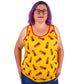 Gumball Singlet Top by RainbowsAndFairies.com.au (Gumballs - Bubblegum - Tank Top - Shirt - Vintage Inspired - Kitsch) - SKU: CL_SGLET_GBALL_ORG - Pic-05