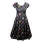 I'm Late Tea Dress by RainbowsAndFairies.com.au (Dress With Pockets - Circle Skirt - Mod Retro - Alice In Wonderland - White Rabbit - Rabbit Hole) - SKU: CL_TEADR_IMLAT_ORG - Pic-01