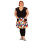 Intrigue Short Skirt by RainbowsAndFairies.com (Black Cat - Mondrian Art - Skirt With Pockets - Aline Skirt - Party Food) - SKU: CL_SHORT_INTRG_ORG - 05