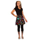 Kaleidoscope Short Skirt by RainbowsAndFairies.com.au (Monarch Butterfly - Rainbow - Skirt With Pockets - Aline Skirt - Vintage Inspired - Kitsch) - SKU: CL_SHORT_KSCOP_ORG - Pic-03
