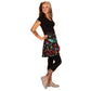 Kaleidoscope Short Skirt by RainbowsAndFairies.com.au (Monarch Butterfly - Rainbow - Skirt With Pockets - Aline Skirt - Vintage Inspired - Kitsch) - SKU: CL_SHORT_KSCOP_ORG - Pic-04