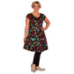 Kaleidoscope Tunic Dress by RainbowsAndFairies.com.au (Monarch Butterfly - Rainbow - Kitsch - Dress With Pockets - Mod Retro - Vintage Inspired) - SKU: CL_TUNDR_KSCOP_ORG - Pic-03