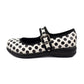Monochrome Mary Janes by RainbowsAndFairies.com (Black & White - Polka Dots - Stripes - Mismatched Shoes - Shoes - Pair & A Spare) - SKU: FW_MARYJ_MONOC_ORG - Pic 06