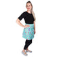 Oceania Short Skirt by RainbowsAndFairies.com.au (Seahorse - Starfish - Under The Sea - Aqua - Kitsch - Aline Skirt With Pockets - Vintage Inspired) - SKU: CL_SHORT_OCEAN_ORG - Pic-03