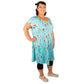 Oceania Tunic Dress by RainbowsAndFairies.com.au (Seahorse - Starfish - Under The Sea - Ocean - Vintage Inspired - Kitsch - Dress With Pockets - Mod) - SKU: CL_TUNDR_OCEAN_ORG - Pic-04