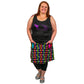 Paperdolls Short Skirt by RainbowsAndFairies.com (Dolls - Paper - Art - Skirt With Pockets - Aline Skirt - Vintage Inspired) - SKU: CL_SHORT_PAPER_ORG - Pic 01