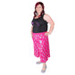 Parade Culottes by RainbowsAndFairies.com.au (Elephant - Tulips - 34 Pants - Kitsch - Vintage Inspired - Animal Print - Cute - Hot Pink - Wide Leg Pants) - SKU: CL_CULTS_PARAD_ORG - Pic-02