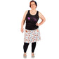 Puggle Short Skirt by RainbowsAndFairies.com (Platypus - Echidna - Australian - Skirt With Pockets - Rockabilly - Vintage Inspired) - SKU: CL_SHORT_PUGGL_ORG - Pic 03