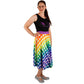 Rainbow Gingham Swishy Skirt by RainbowsAndFairies.com (Check - Picnic - Skirt With Pockets - Circle Skirt  - Vintage Inspired) - SKU: CL_SWISH_GINGH_RBW - Pic 01