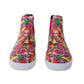 Rainbow Popcorn Hi Tops by RainbowsAndFairies.com.au (Chelsea Boots - Rainbow - Lollies - Foodie - Mismatched Shoes - Elastic Side Boots) - SKU: FW_HITOP_PCORN_ORG - Pic-02