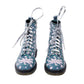 Serene Wonder Boots by RainbowsAndFairies.com.au (Lotus Flower - Floral Boots - Flowers - Combat Boots - Side Zip Boots - Mismatched Shoes) - SKU: FW_WONDR_SRENE_ORG - Pic-04