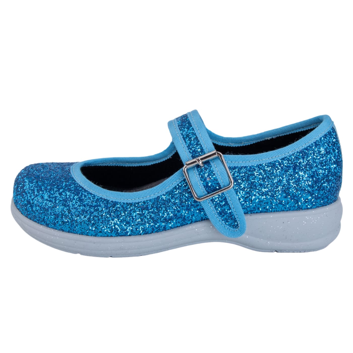 Serenity Mary Janes by RainbowsAndFairies.com.au (Aqua Glitter - Turquoise - Mismatched Shoes - Cute & Comfy - Buckle Up Shoes - Holographic - Glitter) - SKU: FW_MARYJ_GLITR_SER - Pic-04