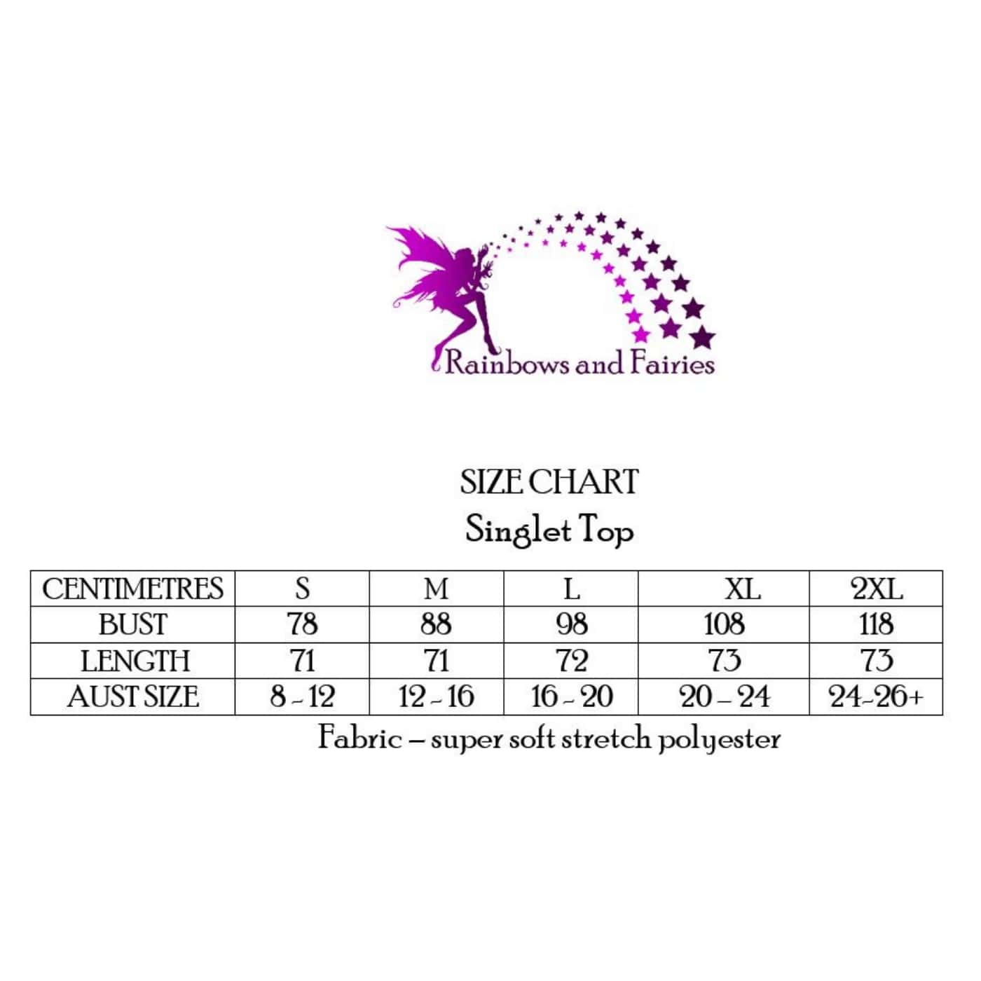 Singlet-Top -Size Chart-RainbowsAndFairies.com.au-CL_CHART_SGLET_ORG-01