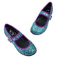 Sparkle Mary Janes by RainbowsAndFairies.com.au (Purple Glitter - Green Glitter - Mismatched Shoes - Glitter Shoes -Sparkle) - SKU: FW_MARYJ_GLITR_SPA - Pic-01