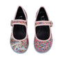 Sprinkles Mary Janes by RainbowsAndFairies.com.au (Fairy Bread - 100s & 1000s - Mismatched Shoes - Glitter Soles - Glitter - Quirky) - SKU: FW_MARYJ_SPRNK_ORG - Pic-02