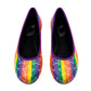 Starburst Ballet Flats by RainbowsAndFairies.com.au (Rainbow Brite Inspired - Stars - Mismatched Shoes - Pride - Rainbow Stripes - Slip On Shoes) - SKU: FW_BALET_STARB_ORG - Pic-02