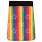 Starburst Cover Only by RainbowsAndFairies.com.au (Rainbow Brite - Rainbow Stripes - Pride - Satchel Bag - Interchangeable Cover - Handbag - Stars) - SKU: BG_COVER_STARB_ORG - Pic-02