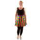 Starburst Short Skirt by RainbowsAndFairies.com (Rainbow Stripes - Rainbow Brite - Pride Colours - Skirt With Pockets - Aline Skirt - Cute Flirty - Vintage Inspired) - SKU: CL_SHORT_STARB_ORG - Pic 03