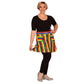Starburst Short Skirt by RainbowsAndFairies.com (Rainbow Stripes - Rainbow Brite - Pride Colours - Skirt With Pockets - Aline Skirt - Cute Flirty - Vintage Inspired) - SKU: CL_SHORT_STARB_ORG - Pic 06