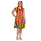 Starburst Tunic Dress by RainbowsAndFairies.com (Rainbow Brite - Pride - Dress With Pockets - Mod Retro - Vintage Inspired) - SKU: CL_TUNDR_STARB_ORG - 05