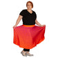 Sunrise Swishy Skirt by RainbowsAndFairies.com.au (Orange & Purple - Polka Dots - Psychedelic - Rockabilly - Circle Skirt With Pockets - Mod Retro) - SKU: CL_SWISH_SUNRS_ORG - Pic-08