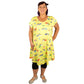 Sunshine Tunic Dress by RainbowsAndFairies.com.au (Yellow Polka Dot - Butterflies - Rainbows - Clouds - Vintage Inspired - Kitsch - Dress With Pockets) - SKU: CL_TUNDR_SUNSH_ORG - Pic-03