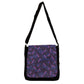 Swoop Messenger Bag by RainbowsAndFairies.com.au (Swallows - Birds - Purple - Satchel Bag - Interchangeable Cover - Handbag) - SKU: BG_SATCH_SWOOP_ORG - Pic-01