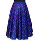 Swoop Swishy Skirt by RainbowsAndFairies.com.au (Swallows - Birds - Purple - Blue - Vintage Inspired - Kitsch - Skirt With Pockets - Circle Skirt) - SKU: CL_SWISH_SWOOP_ORG - Pic-02