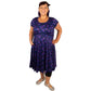 Swoop Tea Dress by RainbowsAndFairies.com.au (Swallows - Birds - Purple - Blue - Kitsch - Dress With Pockets - Vintage Inspired) - SKU: CL_TEADR_SWOOP_ORG - Pic-02