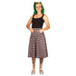 Too Square Original Skirt by RainbowsAndFairies.com (Black White Grey Check - Monochrome - Stripes - Skirt With Pockets - Aline Skirt - Vintage Inspired - Rock & Roll) - SKU: CL_OSKRT_TOOSQ_ORG - Pic 03