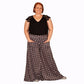 Too Square Wide Leg Pants by RainbowsAndFairies.com.au (Grey White Black Check - Monochrome - Pants With Pockets - Pallazo Pants - Flares - Kitsch) - SKU: CL_WIDEL_TOOSQ_ORG - Pic-04