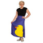 Yellow Ducky Maxi Skirt by RainbowsAndFairies.com.au (Rubber Duck - Sesame Street - Skirt With Pockets - Boho - Mod Retro - Vintage Inspired) - SKU: CL_MAXIS_DUCKY_YEL - Pic-06