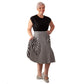Zebra Swishy Skirt by RainbowsAndFairies.com.au (Black & White - Stripes - Monochrome - Classic - Circle Skirt With Pockets - Mod Retro - Animal Print) - SKU: CL_SWISH_ZEBRA_ORG - Pic-06